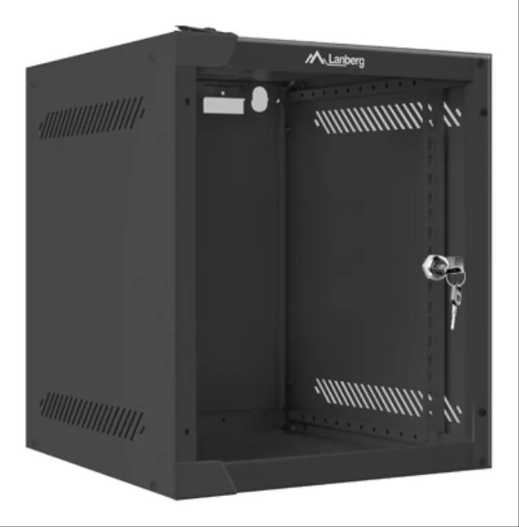 Lanberg WF10-2306-10B armario rack 6U Bastidor de pared Negro
