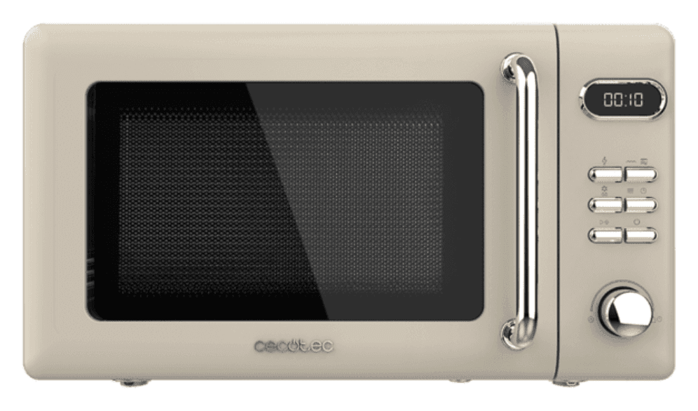 Cecotec 01714 microondas Beige Microondas con grill Encimera 20 L 700 W