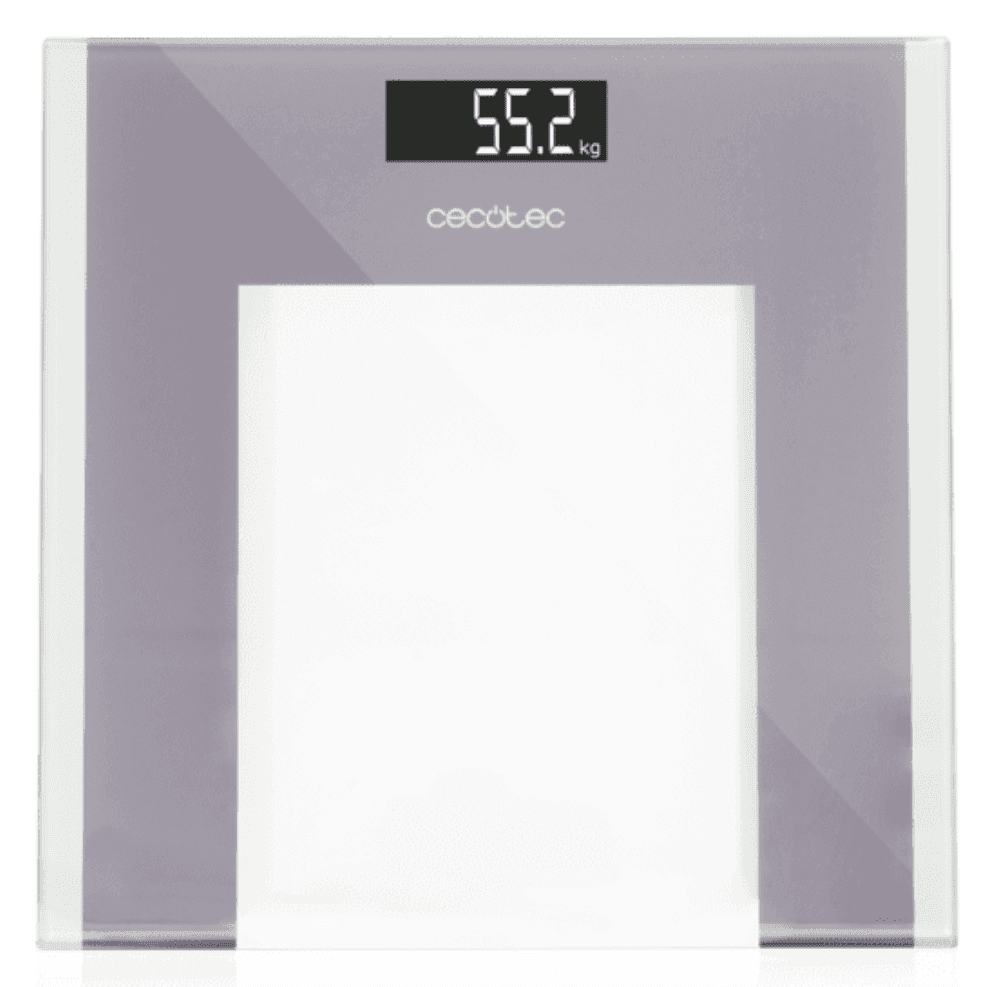 Cecotec Surface Precision Healthy Plaza Gris, Transparente, Blanco Báscula personal electrónica
