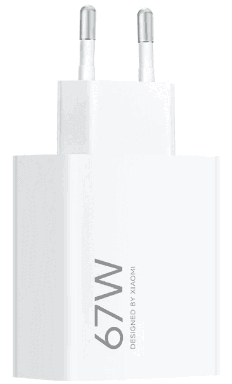 Xiaomi Adaptador de Corriente de Carga Rápida HyperCharge 67W USB-A Blanco