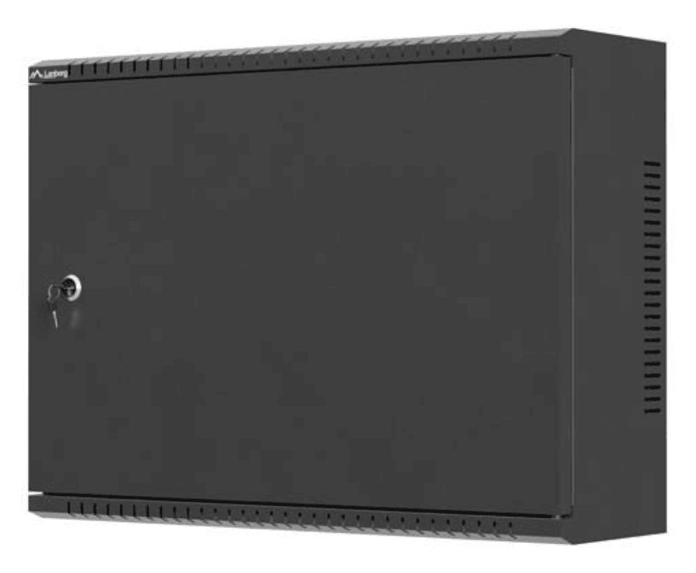 Lanberg WAT1-5618-00B armario rack 2U Bastidor de pared Negro