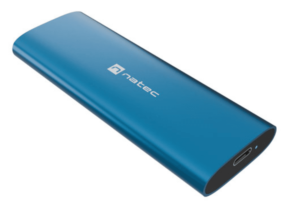 NATEC RHINO M.2 NVME LITE Caja externa para unidad de estado sólido (SSD) Azul