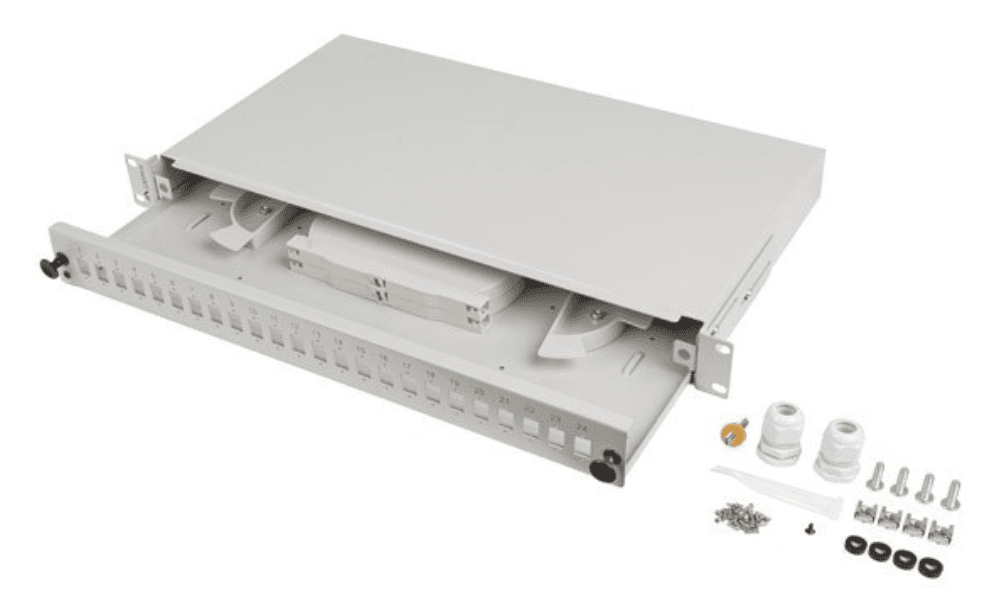 Lanberg FOP1-24SS-LDS panel de parcheo 1U