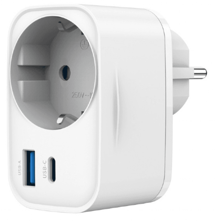 Gembird TA-ACPDQC20-01-W cargador de dispositivo móvil Universal Blanco Corriente alterna Carga rápida Interior