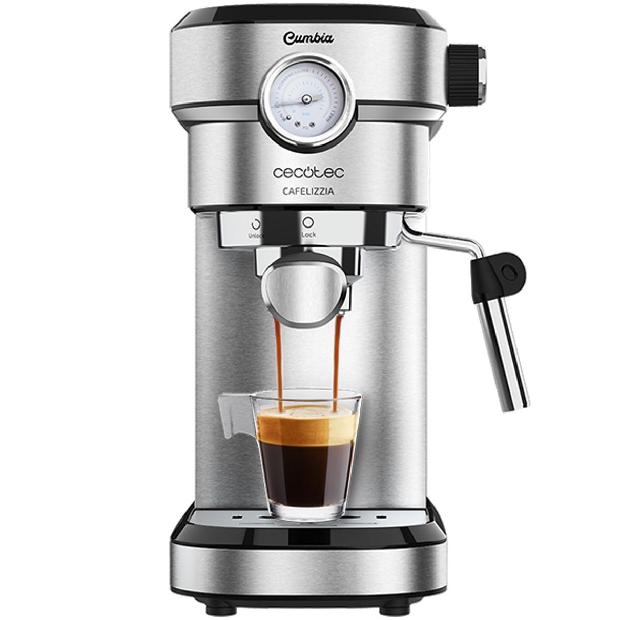 CAFETERA EXPRESSO CECOTEC CAFELIZZIA 790 STEEL PRO / 20 BARES / 1350W / 1.2L