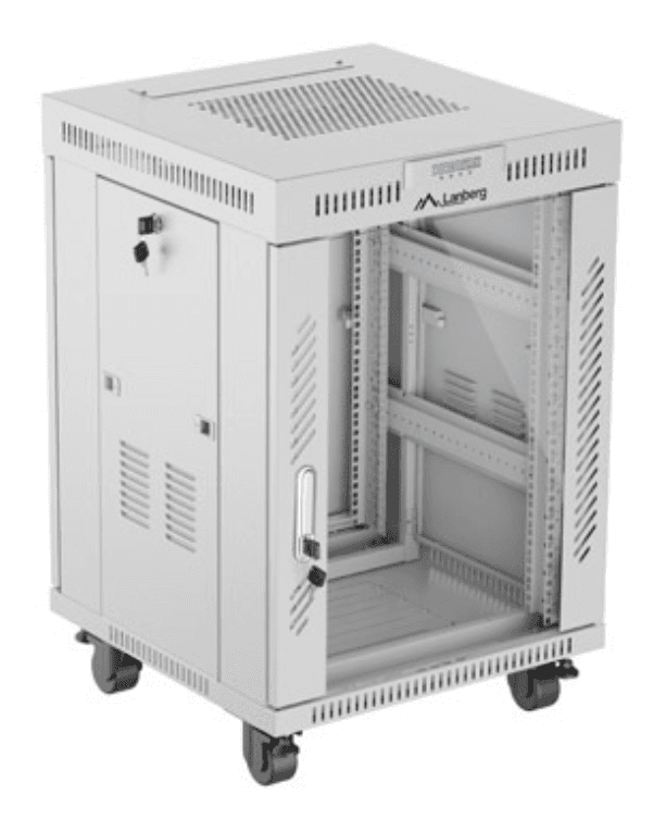 Lanberg FF01-6615-12SL armario rack 15U Rack o bastidor independiente Gris