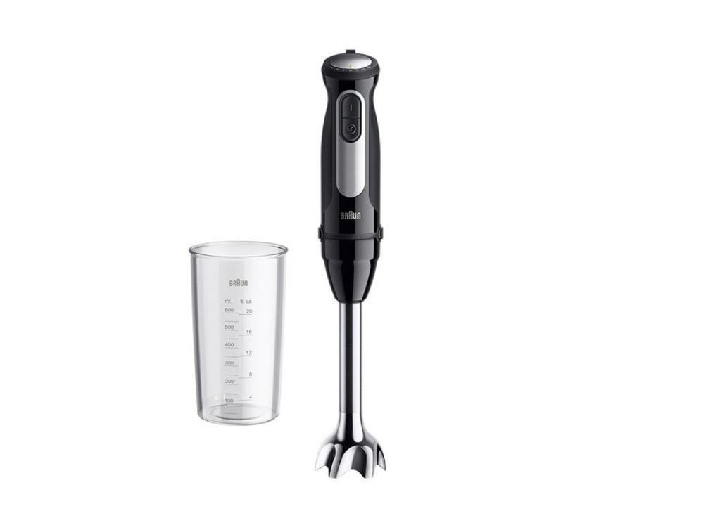 Braun MultiQuick 5 Pro 0,6 L Batidora de inmersión 1000 W Negro, Plata