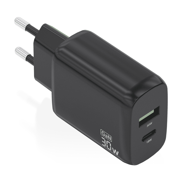 AISENS A110-0923 Cámara digital, MP3, MP4, Teléfono móvil, Navegante, Portátil, Consola de juegos portátil, Smartphone, Tableta, Universal Negro Corriente alterna Carga rápida Interior