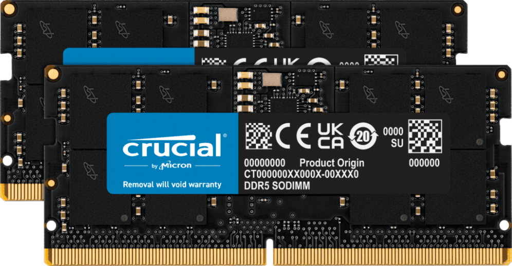 Crucial CT2K16G56C46S5 DDR5 SO-DIMM 5600MHz 32GB 2x16GB CL46