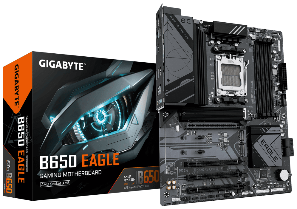 Placa Base Gigabyte B650 ATX AM5 B650 EAGLE DDR5 PCIe 5.0 USB 3.2 Gen2 LAN GbE