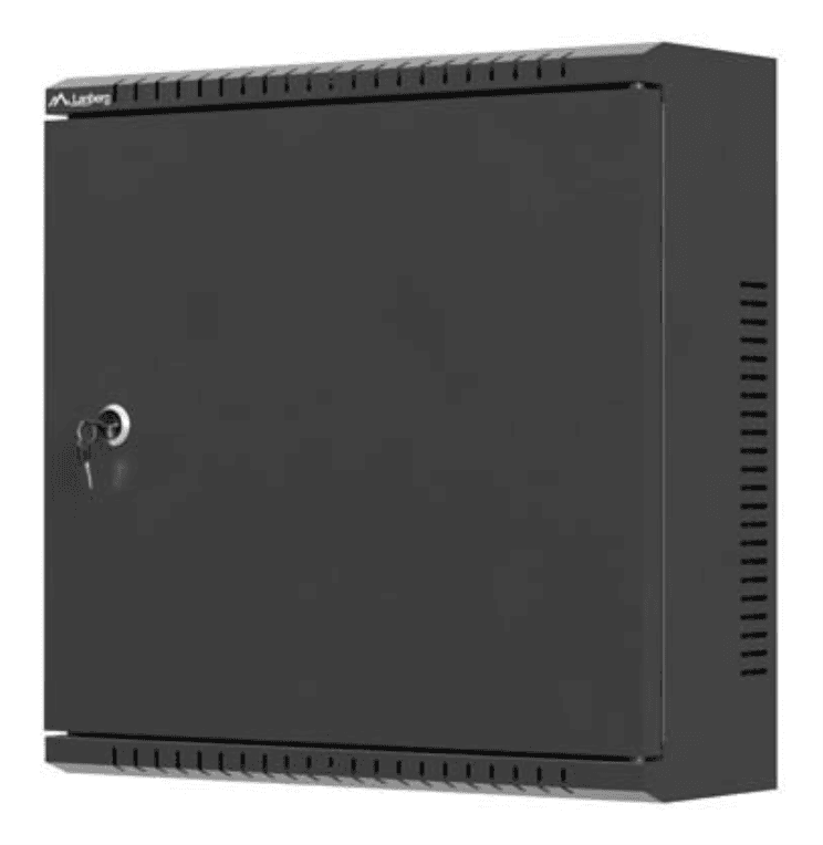 Lanberg WAT1-4014-00B armario rack 2U Bastidor de pared Negro