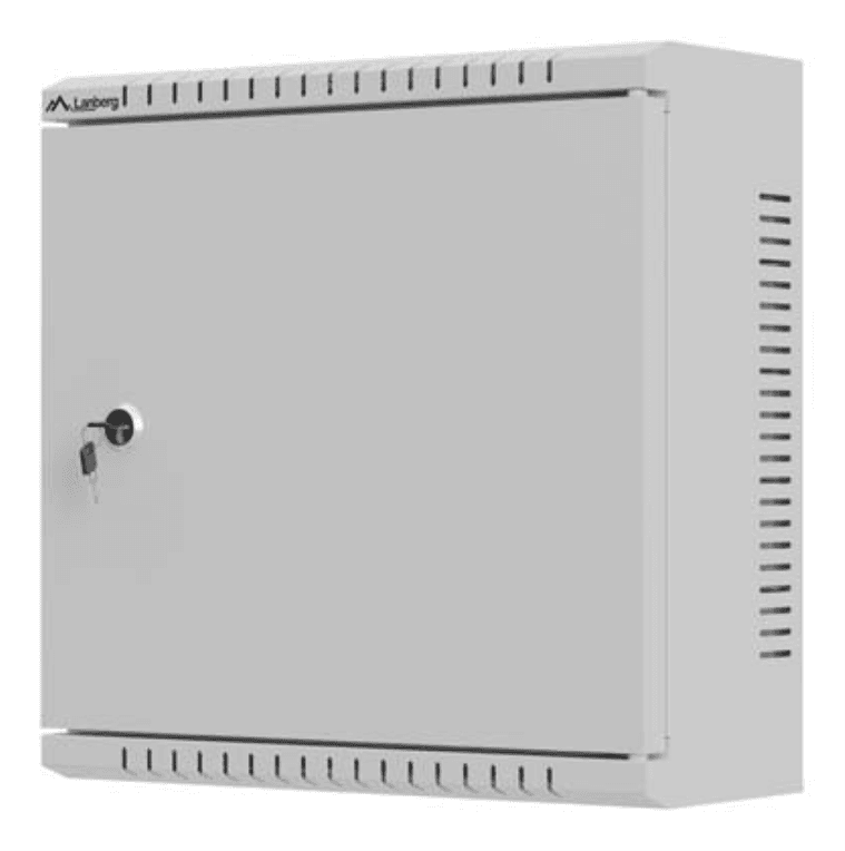 Lanberg WAT1-3414-00S armario rack 2U Bastidor de pared Gris