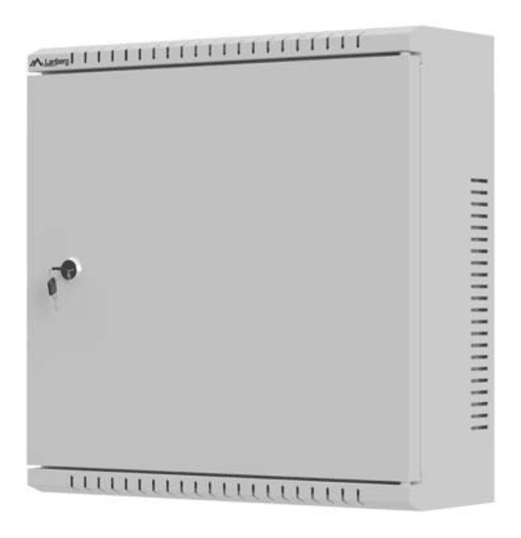 Lanberg WAT1-4014-00S armario rack 2U Bastidor de pared Gris