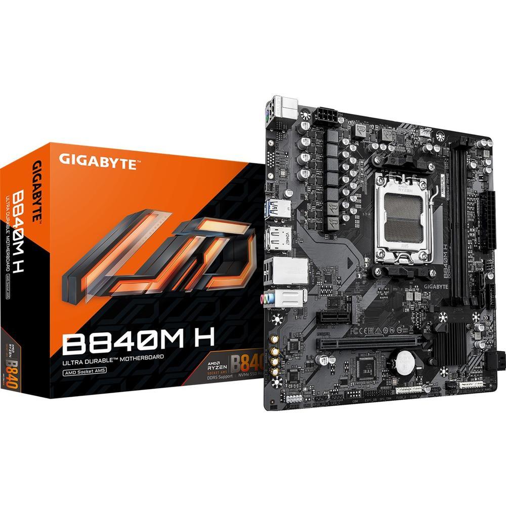 PLACA BASE GIGABYTE B840M H AM5 MATX/ 2X DDR5