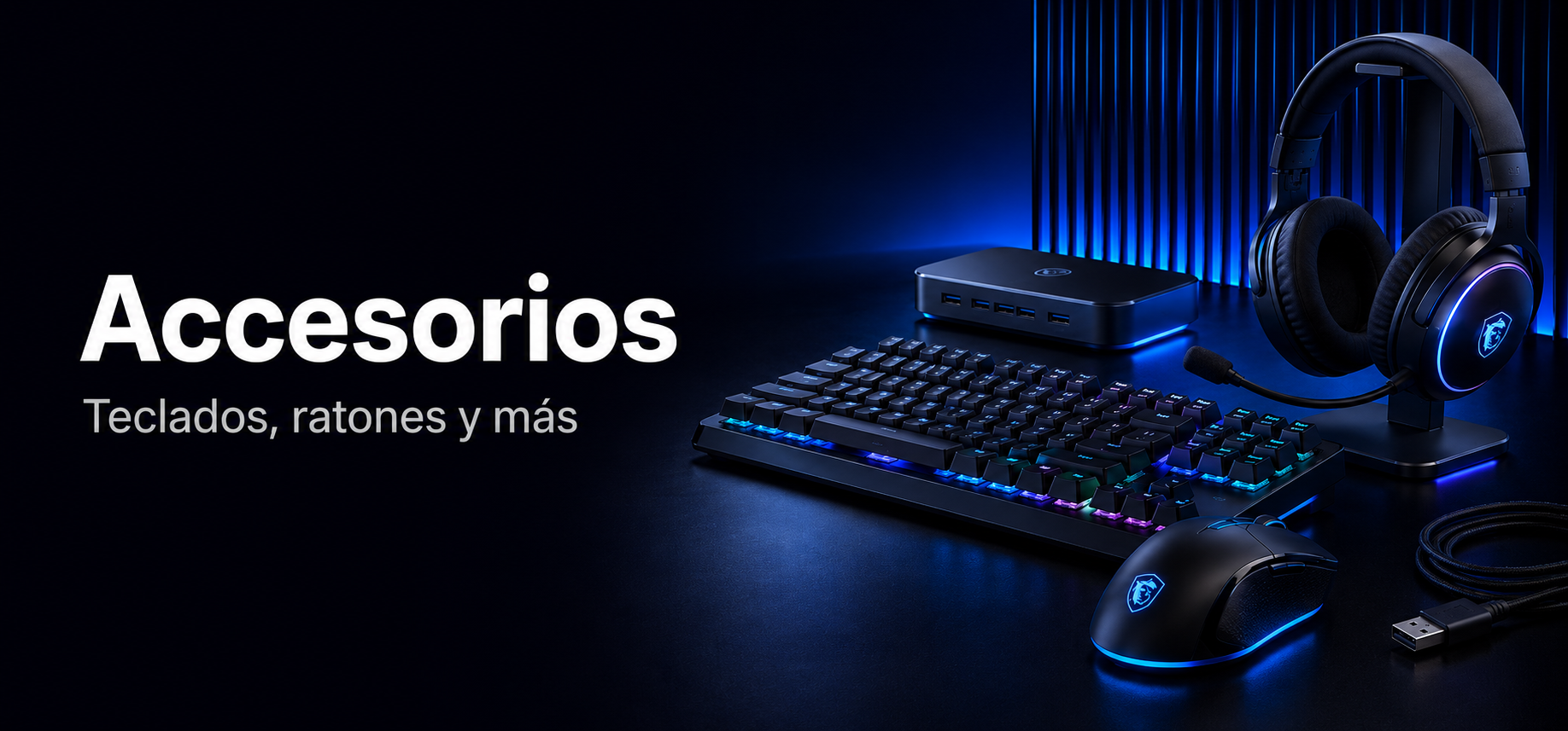 Accesorios — Teclados, ratones y más